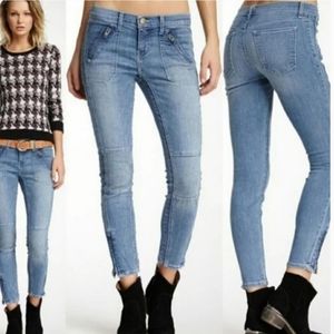 Current Elliot The Moto Stiletto Apache zipper ankle